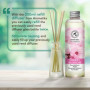 Recharge Diffuseur Roseaux de Fleur de Cerisier 200ml - Naturel Fragrance Fraîche et Durable - Désodorisant - Aromathérapie - Pa