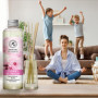 Recharge Diffuseur Roseaux de Fleur de Cerisier 200ml - Naturel Fragrance Fraîche et Durable - Désodorisant - Aromathérapie - Pa