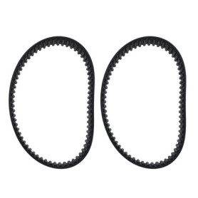 OTOTEC 2610389040 HTD201-3M Lot de 2 courroies d'entraînement en caoutchouc à 67 dents à boucle fermée compatible avec SKIL 1500