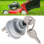 OTOTEC 1 Jeu de Commutateurs d'allumage de Tondeuse à Gazon à 7 Broches 4 Positions avec 2 Clés Compatible avec Briggs & Stratto