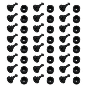 EMSea 30 Jeux de Boulons de Fixation de Garniture de Capot Moteur N90801101 Clip de Fixation Garniture de Passage de Roue de Cap