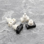 VGOL 4pcs 250V 10A Interrupteur à Bouton-poussoir Miniature Interrupteur à Bouton-poussoir Bouton-poussoir de Commande Marche/ar