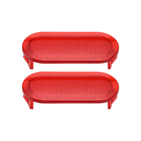 VGOL 2 Lot Réflecteurs de Porte de Voiture Réflecteur de Porte Rouge Panneau de Porte Réflecteur de Lumière D'avertissement Comp