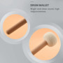 Niejgay 2 PièCes SéRies avec la Double TêTe Tambour Cymbale Gong les Bâtons de Marteau Souple Maillet les de Maillets le Marteau
