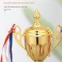 Tiamu Coupe Trophée d'or Hauteur 29cm, Trophée de Sport Trophée Personnalisé, Trophée Football, Médailles, Trophée événement pou