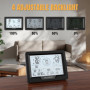 Raddy MN6 Lite Station météo 5 en 1 avec capteur extérieur, moniteur de température, humidité, pression atmos, DCF, prévisions m