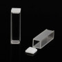 Hopbucan Cuvette à Quartz, cuvettes spectrophotomètre Longueur de Trajet 10 mm, Hauteur 45 mm, capacité 3,5 ML 2 pièces