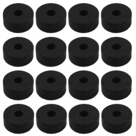 eMagTech 16 Pièces Coussinet de Cymbale en Feutre pour Tambour de Jazz 35x15mm Manchon de Tambour Accessoire pour La Plupart des