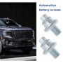 eMagTech 2 Pièces Boulons de Batterie pour Borne Latérale de Voiture Pièce de Rechange pour Batterie de Voiture Vis de Batterie 