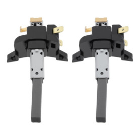 eMagTech Lot de 2 Balais de Charbon 6,5 X 10 X 32 Mm Compatible avec Moteurs d'aspirateurs.