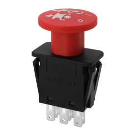 eMagTech Interrupteur de Prise de Force 539131627 430-433 Compatible avec Husqvarna Craftsman Tondeuse AYP Dixon DX260 DX272 LZ6