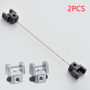 Comphic 2 Pièces Supports de Lames de Scie à Chantourner Kits de Conversion Adaptateur Sans Broche Supports de Lame Supérieur/In