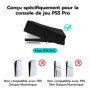Mcbazel Housse Anti-Poussière Housse de Protection Anti-Rayures Étanche pour PS5 Pro(Pas pour PS5/PS5 Slim)