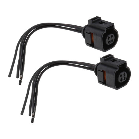 ECSiNG 2X 4 Broche de Liquide de Refroidissement Capteur de Température 4B0973712 Compatible avec VW Passat B5 Bora Jetta Golf 5