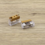 ECSiNG Lot de 20 porte-fusibles PCB avec 20 coques transparentes à double terminaux 250 V 6 A 5 x 20 mm pour fusible PCB - Boîti