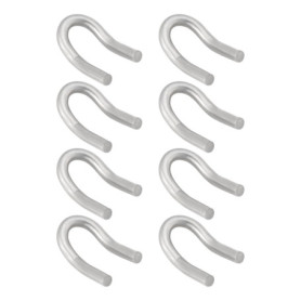 LT Easiyl 8 Lot Crochets à Ressort en Acier Inoxydable 304 Compatible avec Les Silencieux d'échappement Moto Crochets Soudage de