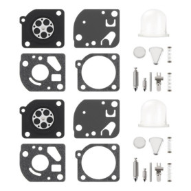 Briny River 2 Ensembles Kit de Réparation de Diaphragme de Carburateur Compatible avec Zama RB-47 C1Q-E3 C1Q-E4 C1Q-E6A C1Q-W11 