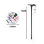 Thermomètre à lait pour café avec sonde en acier inoxydable de 175 mm Thermomètre à café avec clip Température du lait professio