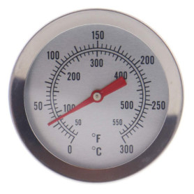 Thermomètre à bonbons avec clip de pot - Sonde professionnelle de fabrication de bonbons - Cadran en acier inoxydable idéal pour