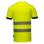 Portwest T181 PW3 T-shirt de Sécurité à Manches Courtes Haute Visibilité Jaune/Noir, XS