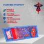 Marvel Portefeuille Spiderman pour garçons et filles avec porte-cartes à trois volets, fente pour carte d'identité avec fermetur
