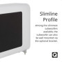 Q ACOUSTICS 3060S Caisson de Basses Actif Blanc Arctique – Type de boîtier : déflecteur Infini, Pilote de 20,3 cm, amplificateur