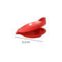 Fackelmann 682231 Cale huîtres en Silicone, cale huître Rouge, Support pour Couper Les huîtres, cale pour Ouvrir Une huître, Sil