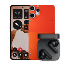 CMF Phone 2 Pro 128Go Orange – Smartphone 5G avec Caméra 50MP + CMF Buds 2 Gris Foncé Inclus