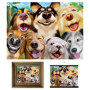 3D LiveLife Affiche Murales Lenticulaires Selfie Canin de Deluxebase. Poster Chien 3D sans Cadre. Décoration Murale Parfaite. Oe