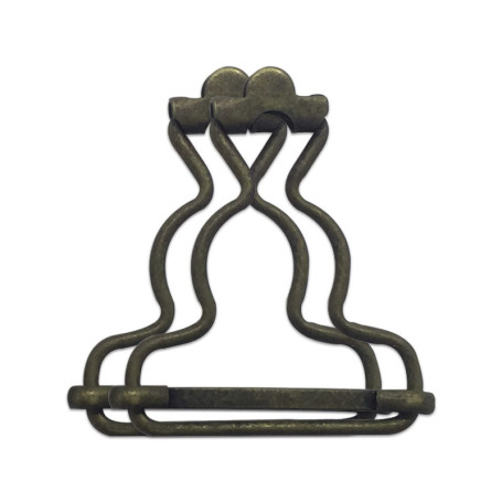 Trimming Shop Salopette en Bronze de 30 mm de Large, Fermetures à Clip en métal pour Bretelles, Sacs à Main, Vestes, Combinaison