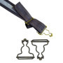 Trimming Shop Salopette en Bronze de 30 mm de Large, Fermetures à Clip en métal pour Bretelles, Sacs à Main, Vestes, Combinaison