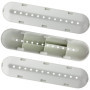SPARES2GO Lot de 3 Bras de Levage de Tambour 12 Trous compatible avec Indesit Machine à Laver (227 mm x 53 mm x 38 mm)