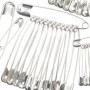 Épingles de sûreté de 27 mm, Lot de 48, plaquées Nickel, pour Les vêtements, l'artisanat, la Couture, Les Ourlets, Le Textile et