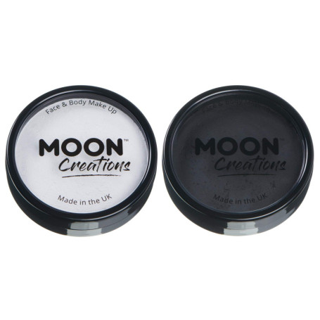 Moon Creations Maquillage professionnel visage et corps | Moules à gâteaux professionnels avec peinture colorée pour maquillage 