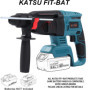 KATSU FIT-BAT 21V Marteau Perforateur Sans Fil Brushless SDS Perceuse à Percussion Rotative 26mm avec Moteur Brushless, pour le 