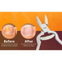 HAUTE RÉSISTANCE PROFESSIONNEL épais Coupe-ongle Orteil PINCE Podologie acier inoxydable