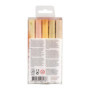 ROYAL TALENS Ecoline Brush Pen Set de 5 marqueurs pointe feutre - Teintes beige rose | Marqueurs à dégrader pour lettering, dess