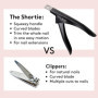Mylee Coupe-ongles The Shortie - Coupe-ongles Précis et Durable, Outil de Manucure, Coupe-ongles Professionnel, pour les Extensi