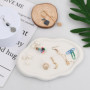Cozlly Céramique Bijoux Plateau de Bijoux, Bol à Bijoux Petit Plateau de Clés, Assiette à Bijoux Minimaliste Bibelots Décoratifs