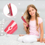 Litinliv 22 Pièces Jouets de Salon de Coiffure pour Filles, Jeu de Simulation de Coiffeur, avec Sèche-Cheveux, Fer à Friser et C