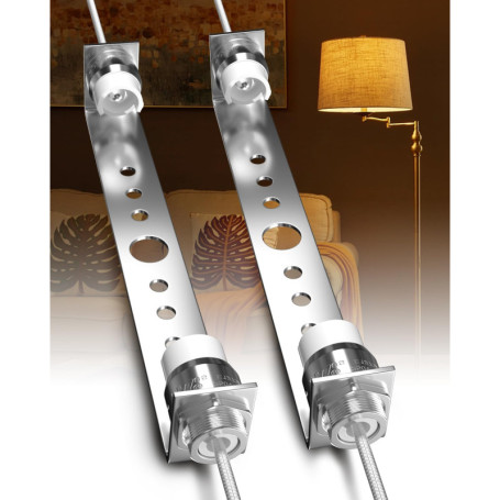 BrightArk R7s Adaptateur Base de Lampe LED R7S de 78 mm, 78 d'adaptateur universelle R7S, Culot Lampe halogène LED R7s 78MM, ave