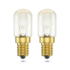 BrightWish Ampoule E14 T22-42W (40, watts) - 2700K Blanc Chaud - Dimmable - Résistante à 300°C - Pour Four, Réfrigérateur et Lam