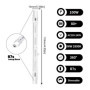DoRight 100W R7s Ampoule Halogène 118mm Dimmable Blanc Chaud 2800K J118 Projecteur AC 220-240V Halogène Linéaire 1500lm Angle de