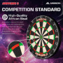 Mission Darts DB023 Samurai II Cible de fléchettes Standard de compétition Professionnelle avec Structure métallique Ultra Fine 