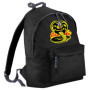 SmartyPants Sac à dos noir avec nom personnalisé Cobra Kai – Arts martiaux comédie karaté Kung Fu émission TV cinéma film enfant