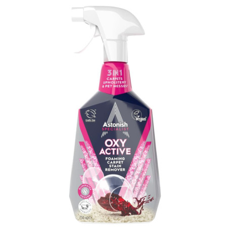 Astonish Oxy Active Détachant moussant pour tapis 750 ml