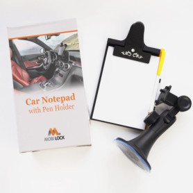 Tableau à pince pour voiture, bloc-notes pour tableau de bord avec porte-stylo et support pour bloc-notes - entouse Universel av