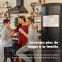 Smart Panda A3 Calendrier Magnétique Pour Frigo - Planifier Les Repas Familiaux, Listes De Courses ou Une Aide A L’étude - Table