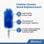 WinHux® Plumeau de Rechange pour Manche télescopique ou Accessoire WinHux®