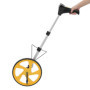 TOPWAY Roue de Mesure de Distance Numérique 9999.9m avec Poignée Télescopique 70-100cm, Écran LCD et Sac de Rangement, pour Mesu